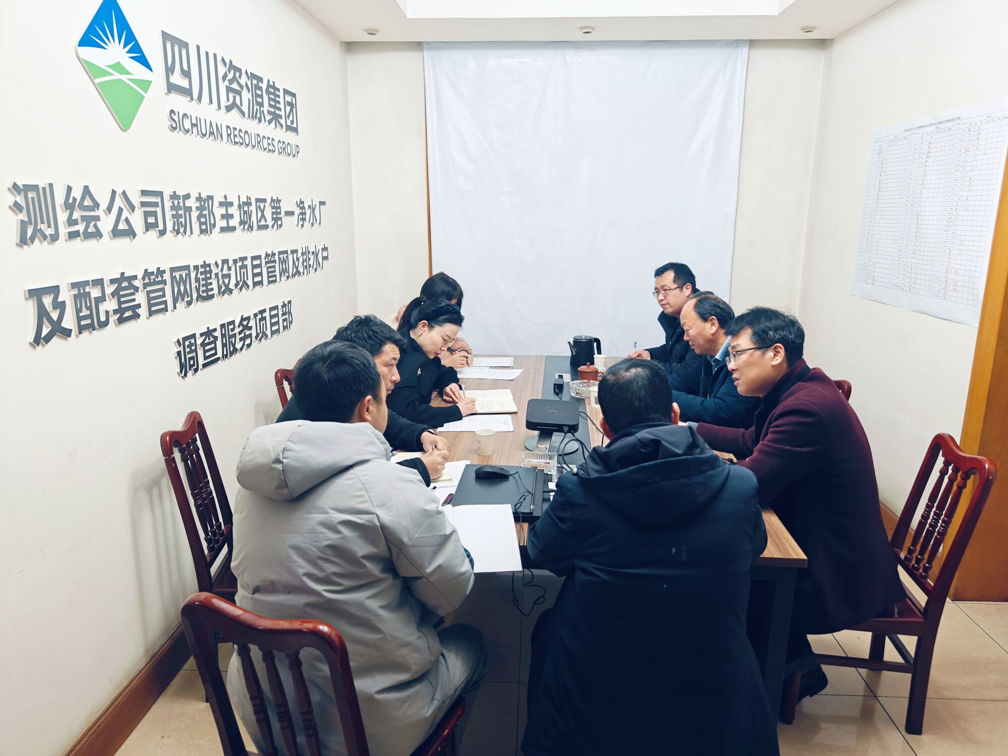 “四不两直”摸真相，，，，，“督导检查”促落实 ——测绘公司向导赴新都项目部开展检查指导