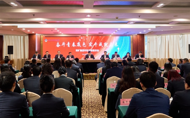 斗争青春底色，，，，，实干成绩未来 ——地矿集团召开年轻干部座谈会