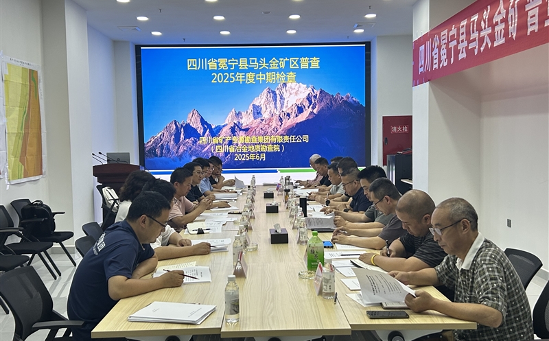 矿勘集团肩负的省财务投资项目冕宁县马头金矿区普查通过省js6666zs金沙厅2025年度中期检查