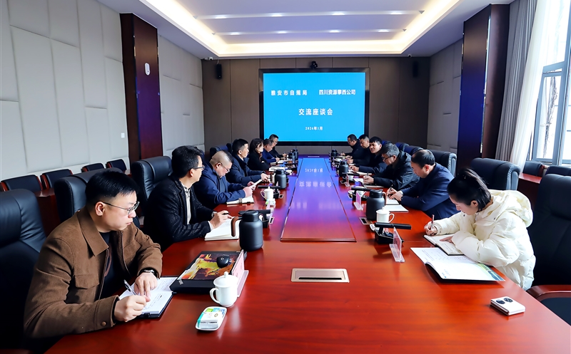 雅安市js6666zs金沙和妄想局赴攀西公司座谈交流