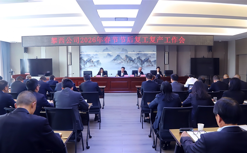 攀西公司召开2026年春节节后复工复产事情会