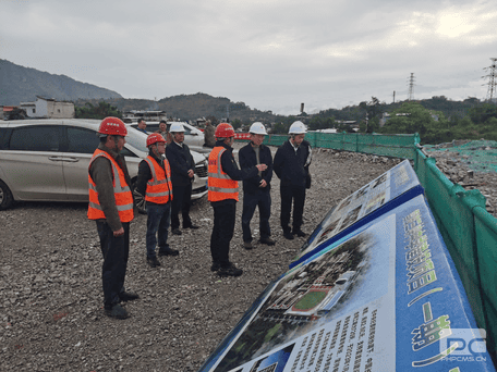 杜春茂到核西南建设集团雷波三峡中学建设项目（一期）调研指导事情
