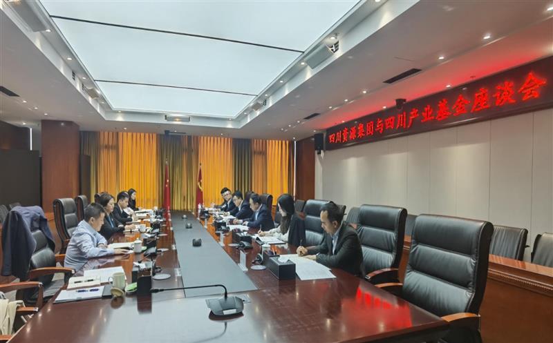 四盘缠源集团与四川工业基金开展座谈交流