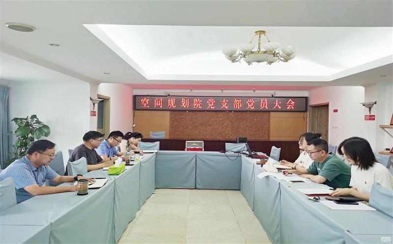 空间妄想院党支部召开党员大会
